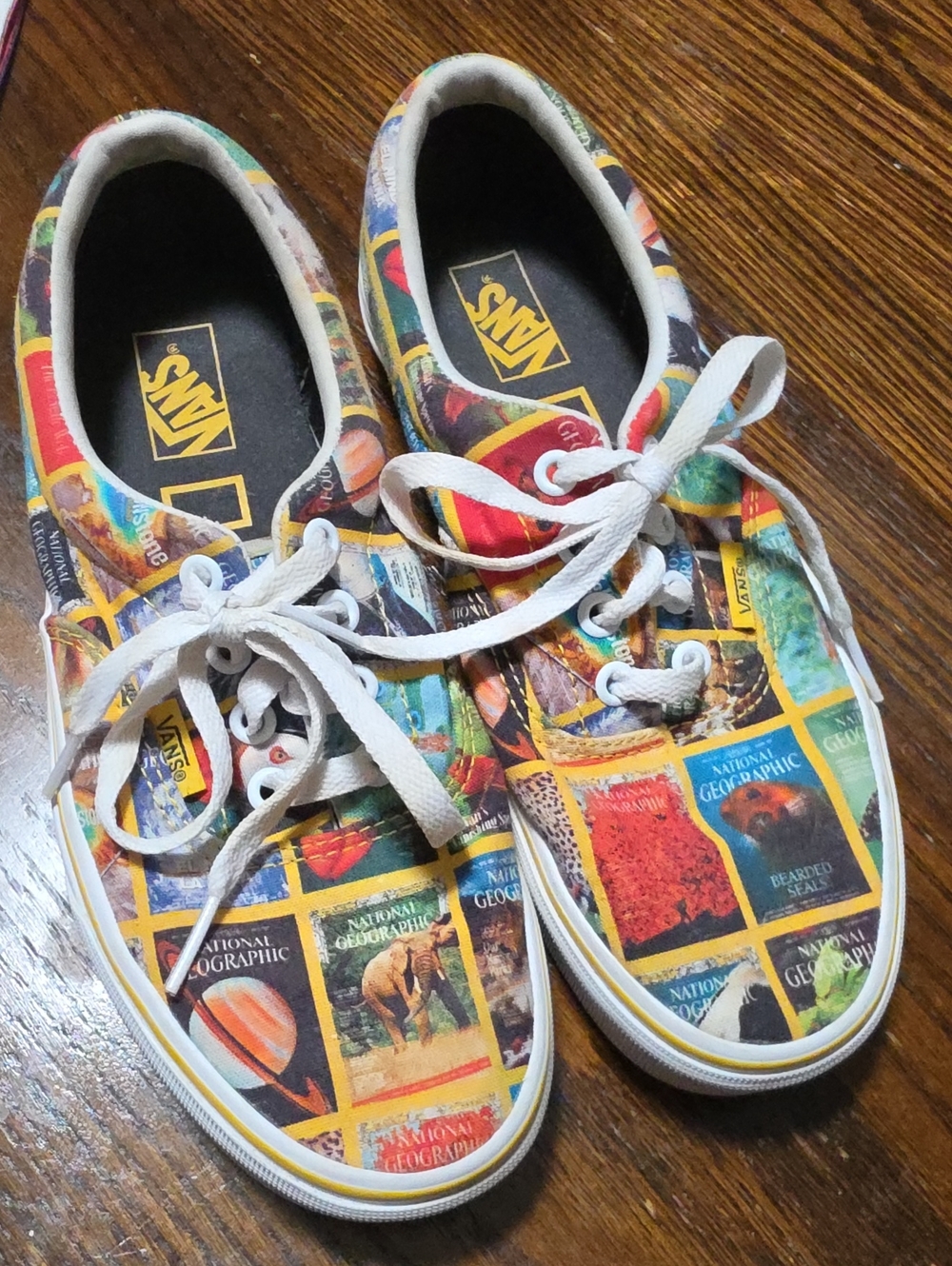 Vans Adult Multi-Color Graphic Era Sneakers - White Laces